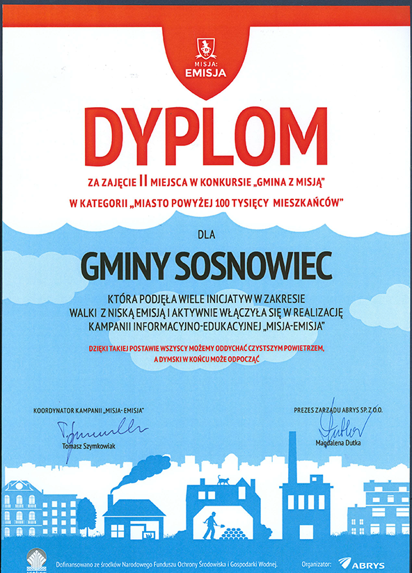 dyplom sosnowiec