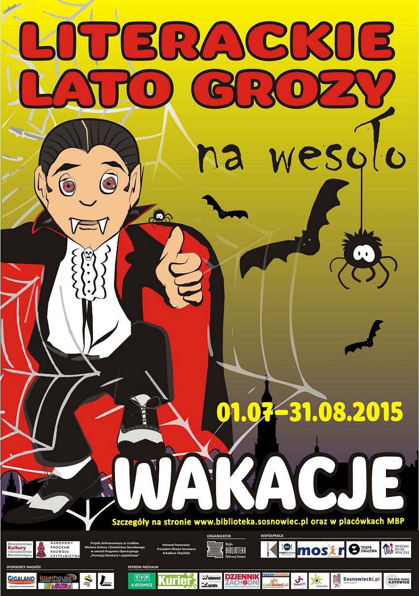 literackie lato grozy plakat