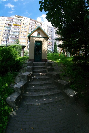 powstancze pamiatki Kapliczka przy ulicy Czeladzkiej na Pogoni