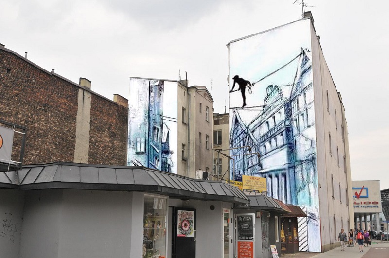 wizualizacja   Balans na linach